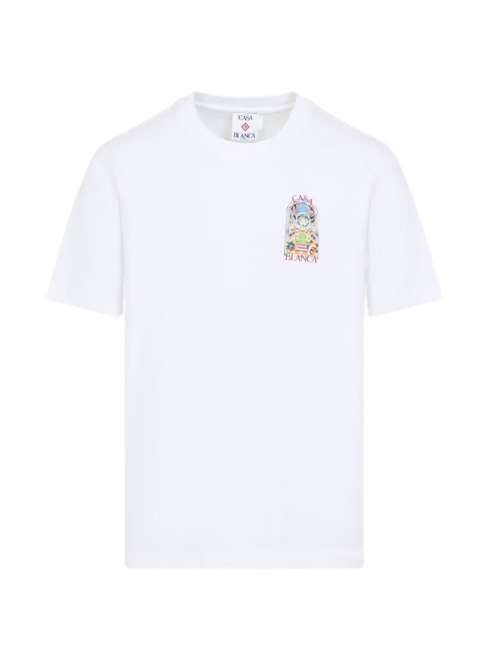 Tennis Landscape Short Sleeve T-Shirt M-SS26-JTS-001-15 TENNIS LANDSCAPE CASABLANCA 