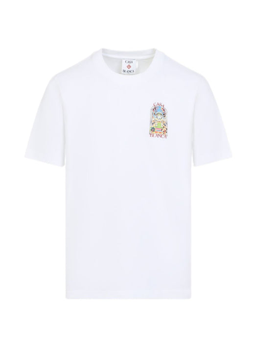 Tennis Landscape Short Sleeve T-Shirt M-SS26-JTS-001-15 TENNIS LANDSCAPE CASABLANCA 
