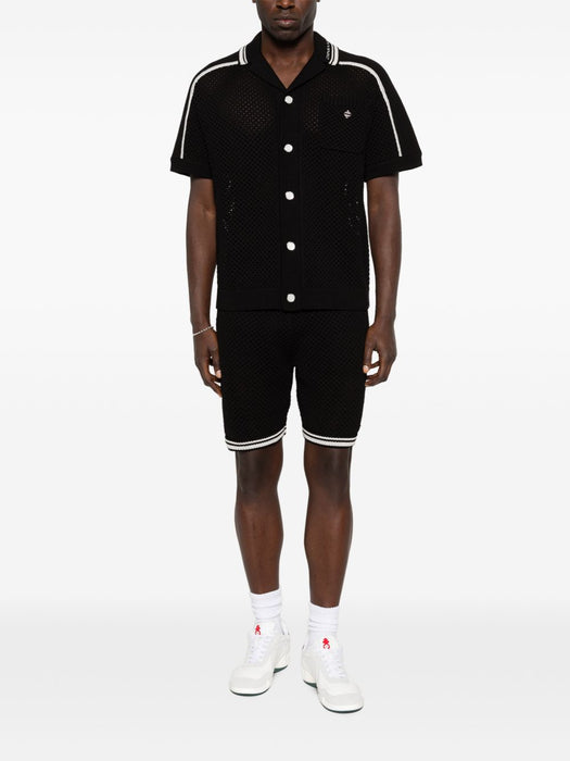 striped shirt M-SS26-KW-1320-01 BLACK CASABLANCA 