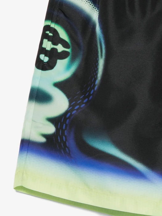 Sporchid Printed Swim Short M-SS26-TR-032-01 SPORCHID BLACK CASABLANCA 
