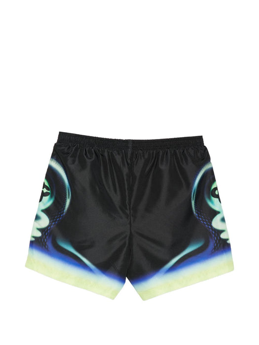 Sporchid Printed Swim Short M-SS26-TR-032-01 SPORCHID BLACK CASABLANCA 