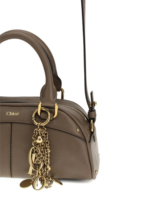 small Bowling leather tote bag 26SS956Q86 28H CHLOÉ 