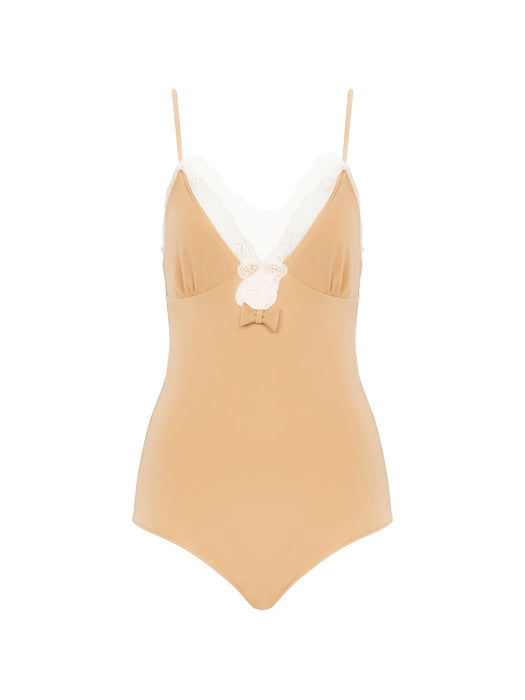 Lace-trimmed ruched bodysuit 26UBD34989 277 CHLOÉ 
