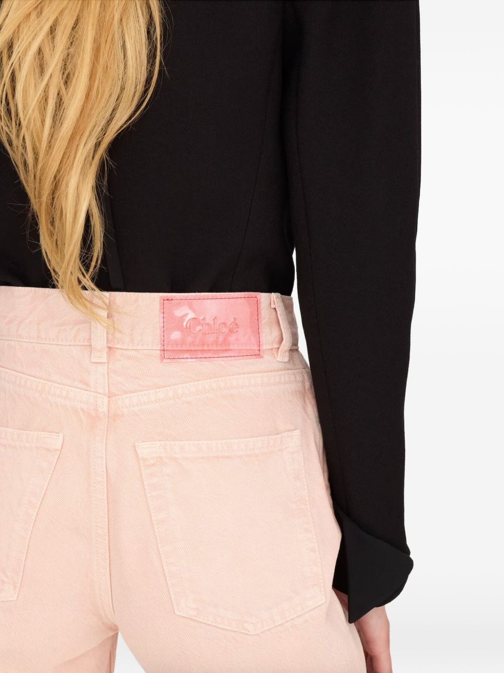 Straight denim jeans<BR/> 26UDP11252 6C2 CHLOÉ 