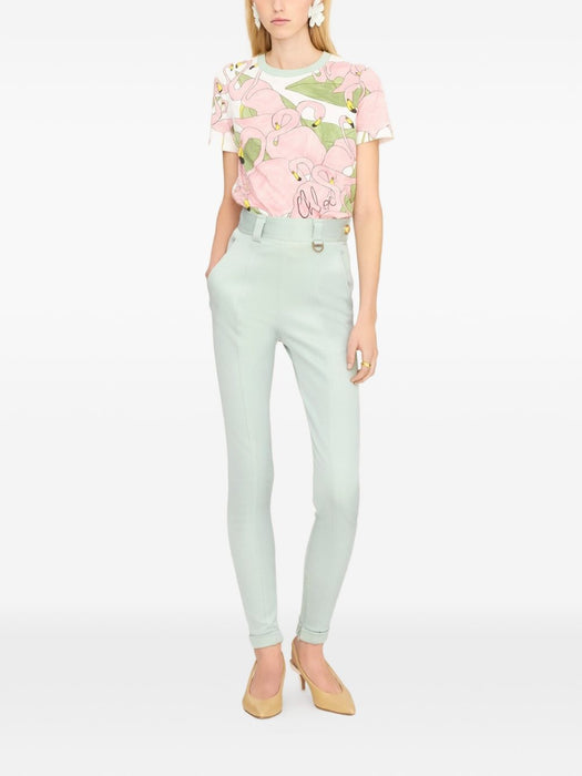 flamingo print t-shirt 26UJH08287 107 CHLOÉ 