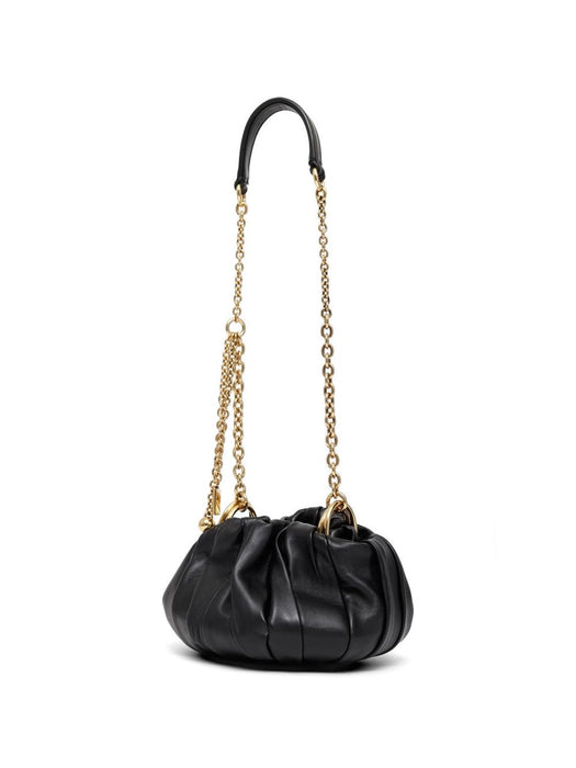 shoulder bag with chain in pleated leather 26US765S27 001 CHLOÉ 