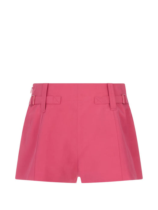 button-detail buckled-strap mini shorts<BR/><BR/> 26USH05143 6Y8 CHLOÉ 