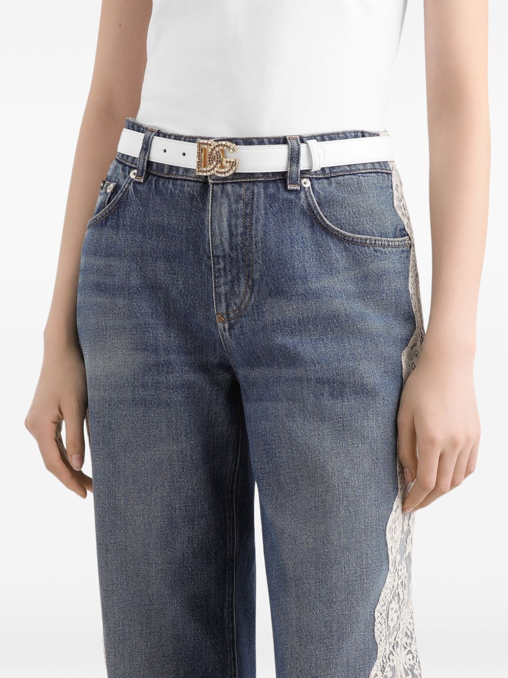 embellished-logo belt BE1682 AW57680002 DOLCE & GABBANA 