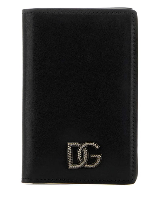 logo detail leather card holder BP3323 AU99480999 DOLCE & GABBANA 