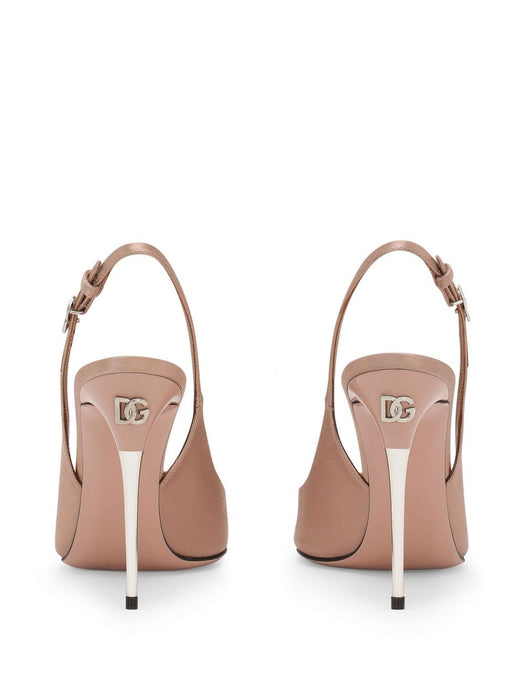 slingback leather pumps CG0776 A76308H056 DOLCE & GABBANA 