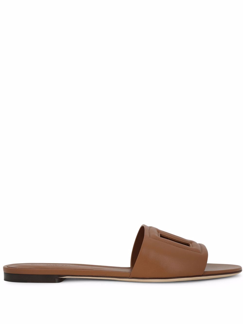 DG Logo leather sandals CQ0436 AY32981236 DOLCE & GABBANA 