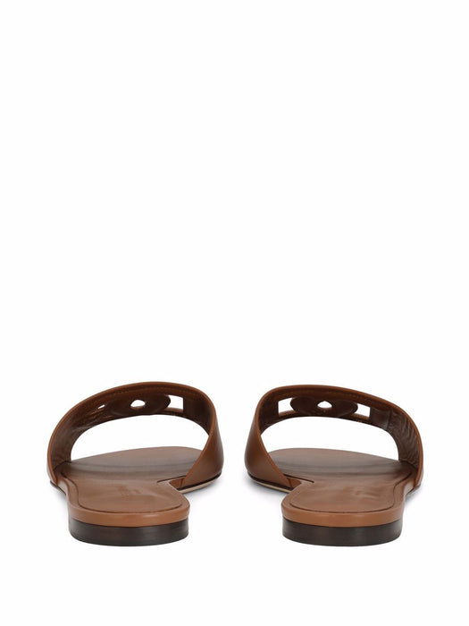 DG Logo leather sandals CQ0436 AY32981236 DOLCE & GABBANA 