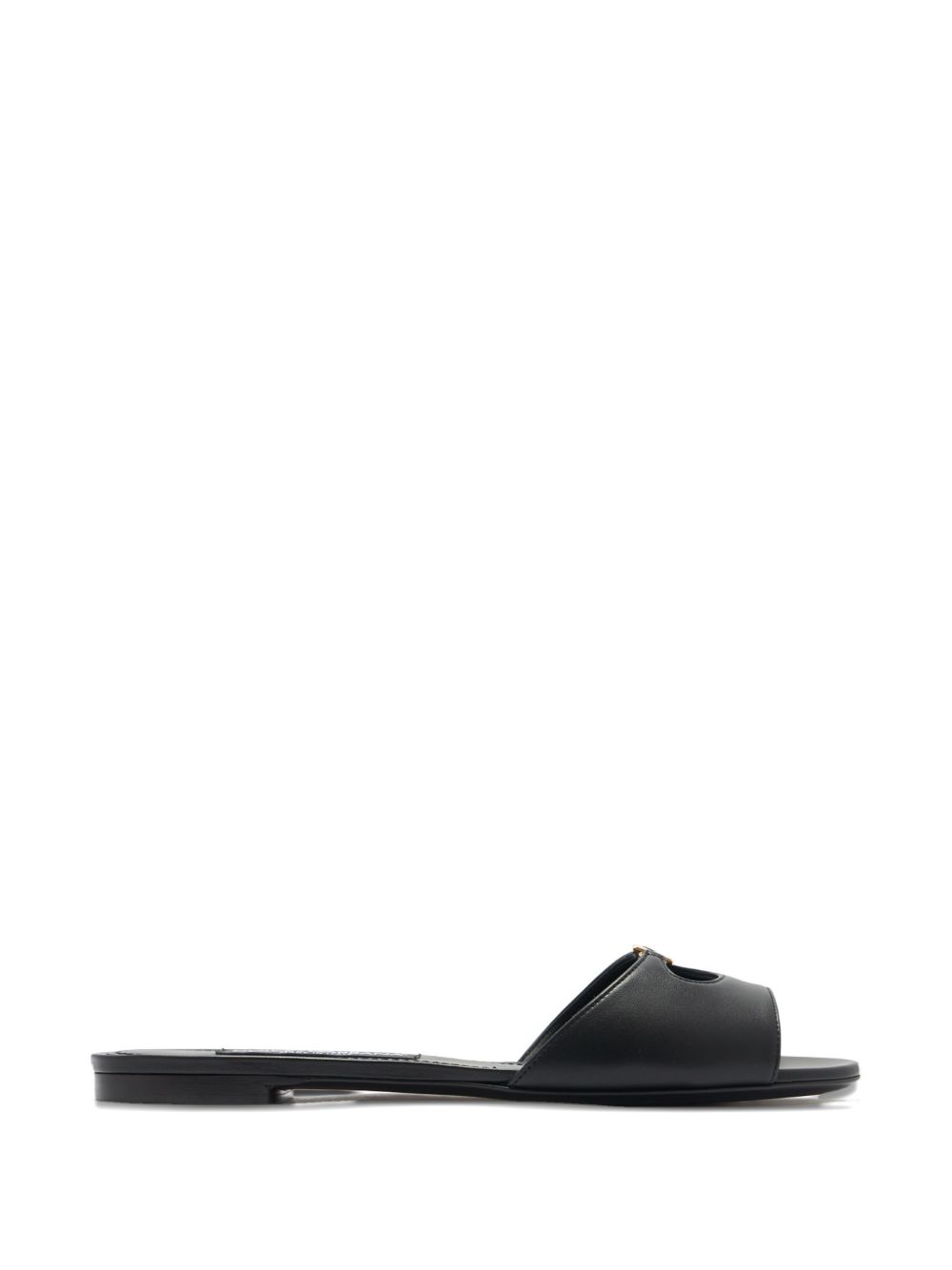 Lollo logo-plaque sandals CQ0684 A195380999 DOLCE & GABBANA 