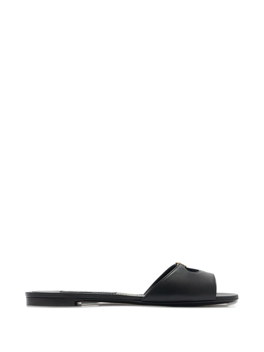 Lollo logo-plaque sandals CQ0684 A195380999 DOLCE & GABBANA 