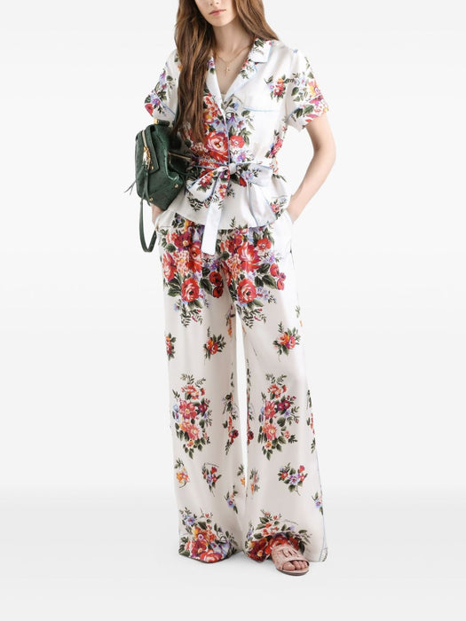 floral-print tie shirt F5S23T IS11IHA5ZO DOLCE & GABBANA 