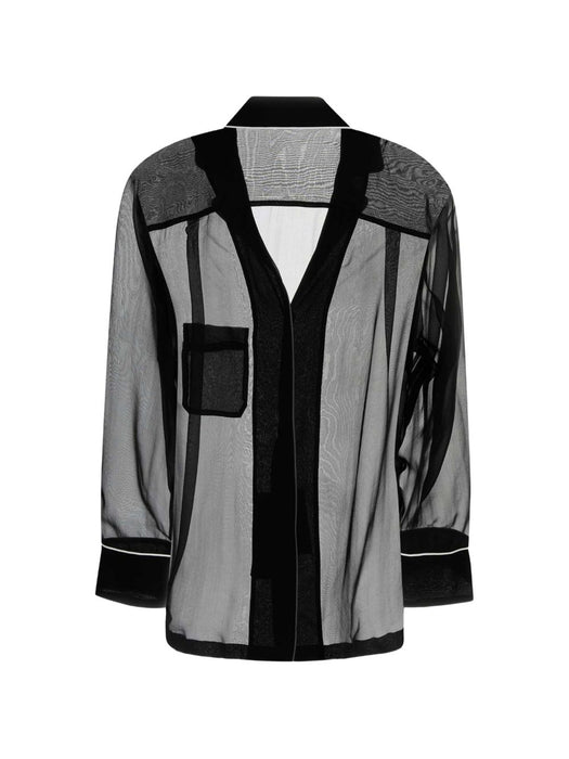 Sheer piping-detail shirt F5U37T FU1ATN0000 DOLCE & GABBANA 