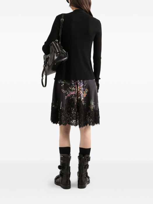 floral lace mini dress F60F7T IS101HN5XY DOLCE & GABBANA 