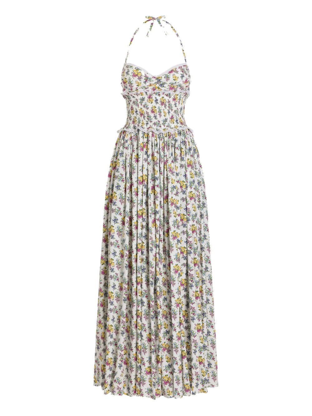 floral ruffled maxi dress F60GHT HS5T9HA5XL DOLCE & GABBANA 