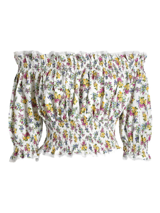 floral-print off-shoulder top F7BG4T HS5T9HA5XL DOLCE & GABBANA 