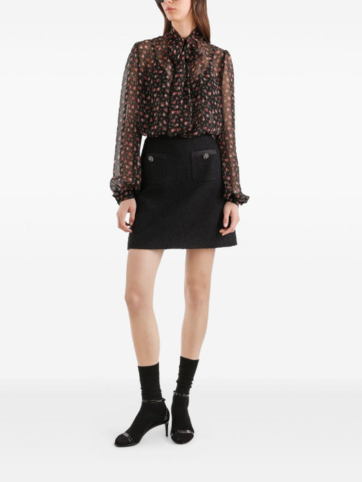 tie-neck floral blouse F7BJ2T IS10IHN5XJ DOLCE & GABBANA 