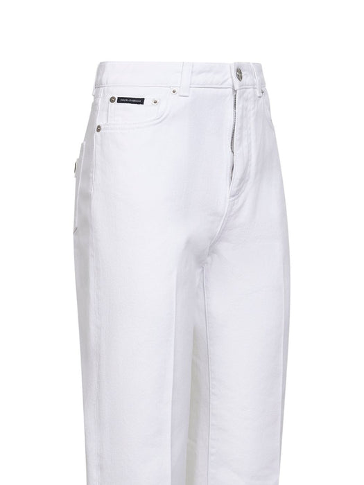 logo button flared jeans FTC69D G8OT6S9001 DOLCE & GABBANA 