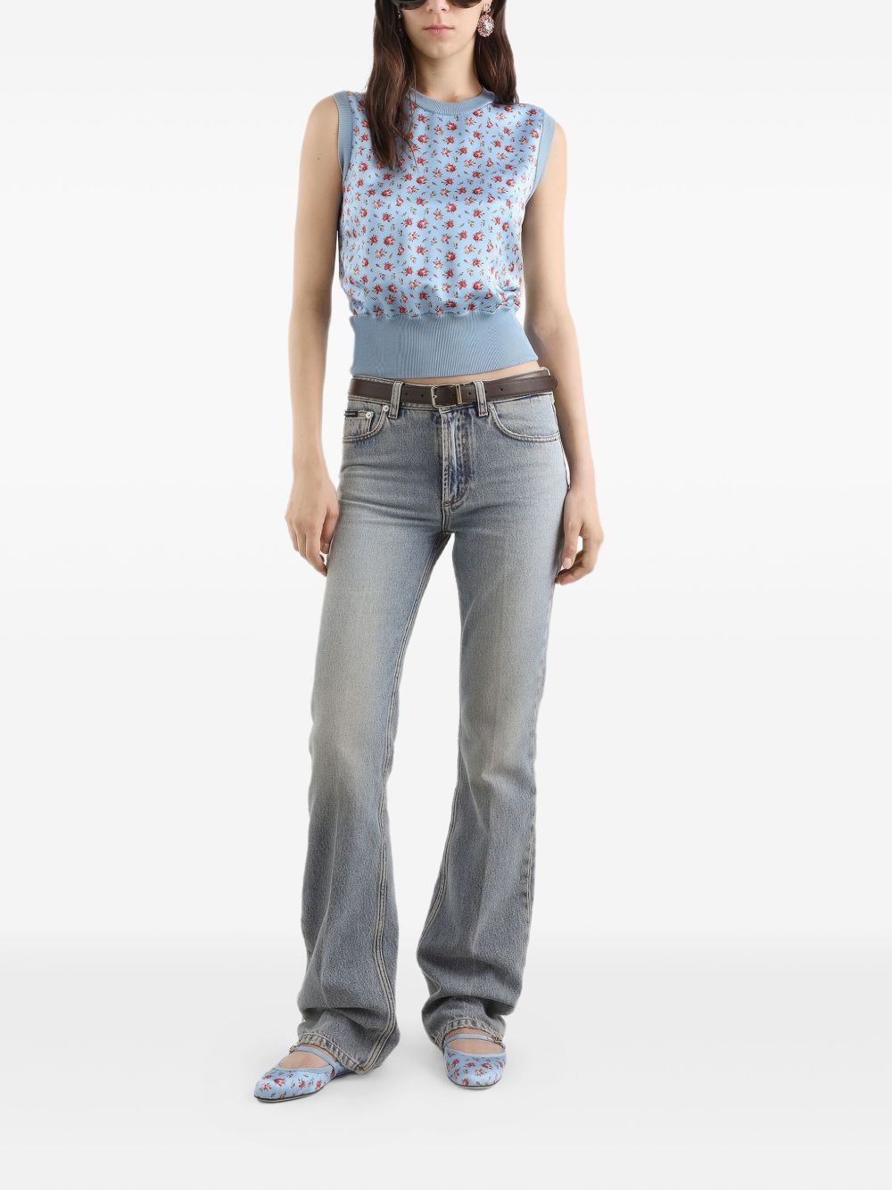 logo-plaque jeans FTDDFD G8OT9S9001 DOLCE & GABBANA 