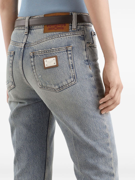 logo-plaque jeans FTDDFD G8OT9S9001 DOLCE & GABBANA 