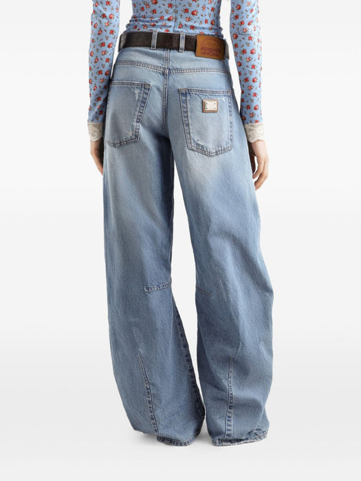 panel distressed jeans FTDG9D G8OG6S9001 DOLCE & GABBANA 