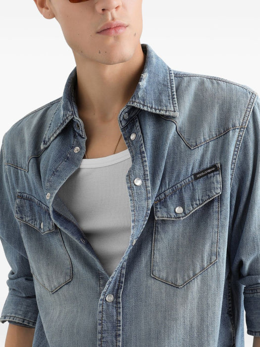 Western buttoned shirt G5OD5D G8OJ3S9001 DOLCE & GABBANA 
