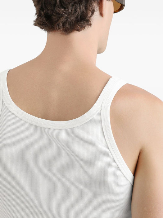 ribbed logo-patch vest G8PA8T G7P3IW0800 DOLCE & GABBANA 