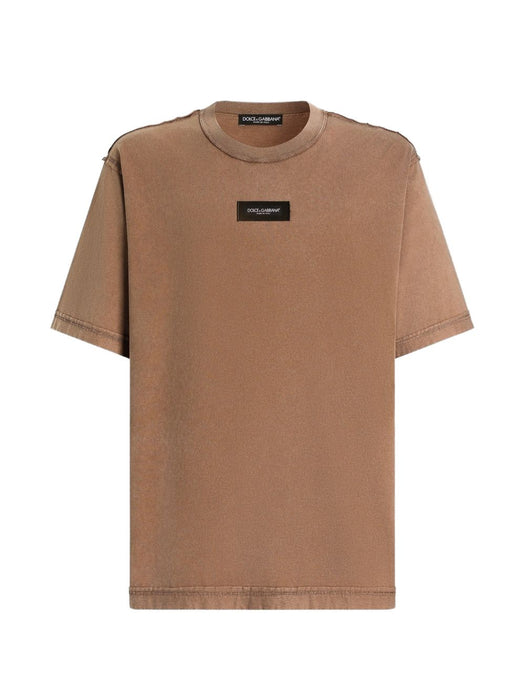 Cotton T-shirt with print G8RI4T G7P1OM0672 DOLCE & GABBANA 