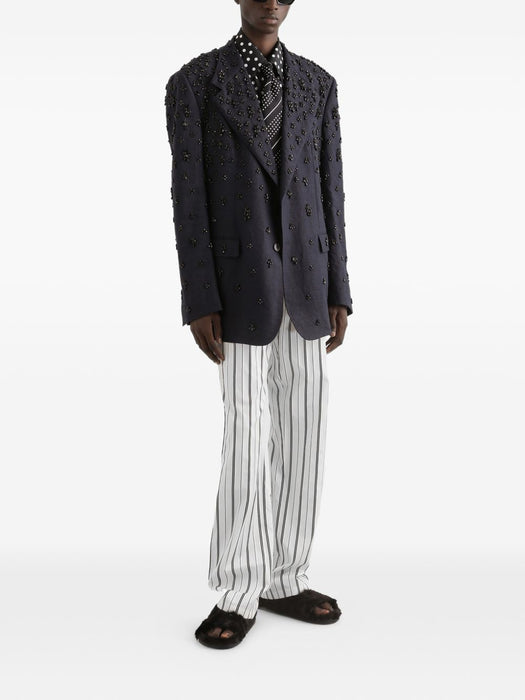 Striped Fabric Trousers GVRMAT FR51GS8051 DOLCE & GABBANA 
