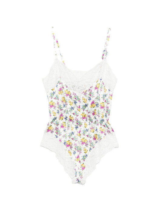 floral-print lace-trim playsuit O7A81T ON0BXHA5XL DOLCE & GABBANA 