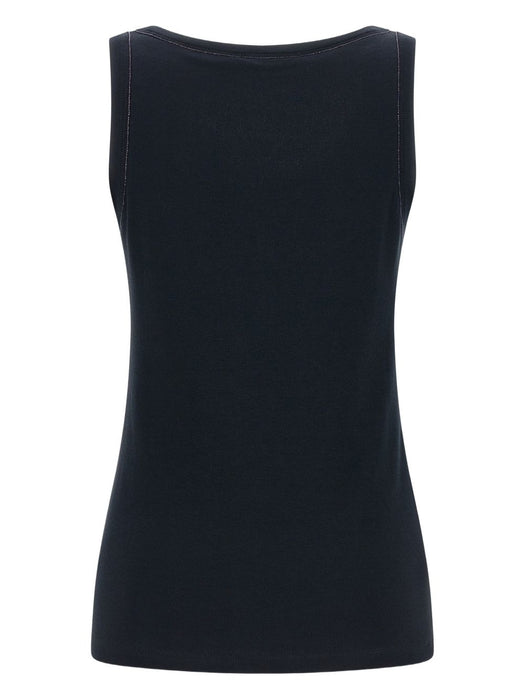 jewel-detail round-neck top JED266F602L896 5146 FABIANA FILIPPI 