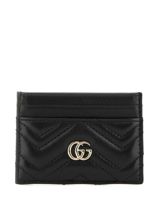 gg marmont leather card holder<BR/><BR/> 443127 AAET81000 GUCCI 