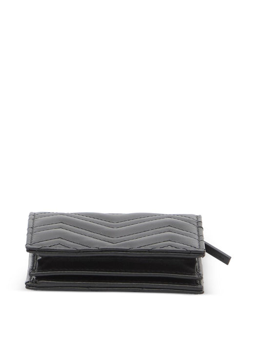 GG Marmont chevron leather walletblack 466492 AAET81000 GUCCI 