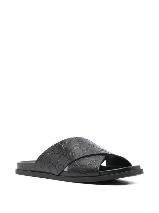 Interlocking-G criss-cross flat sandals 834940 AADMJ1000 GUCCI 