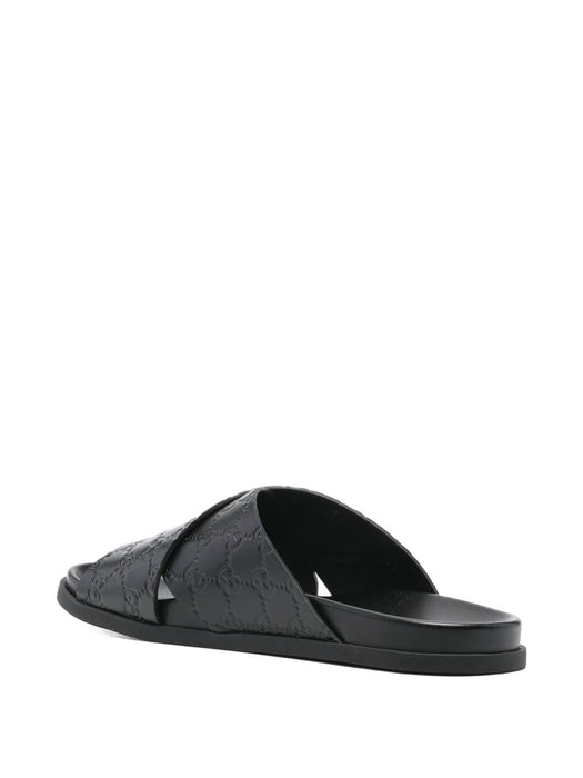 Interlocking-G criss-cross flat sandals 834940 AADMJ1000 GUCCI 