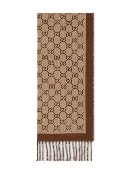 GG-pattern wool scarf 835534 3G2009865 GUCCI 