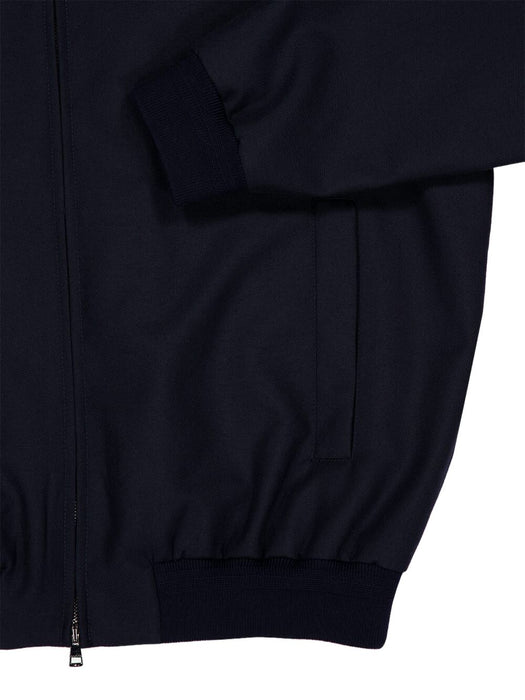 Wool twill zip jacket with logo detail 840084 ZAMII4080 GUCCI 
