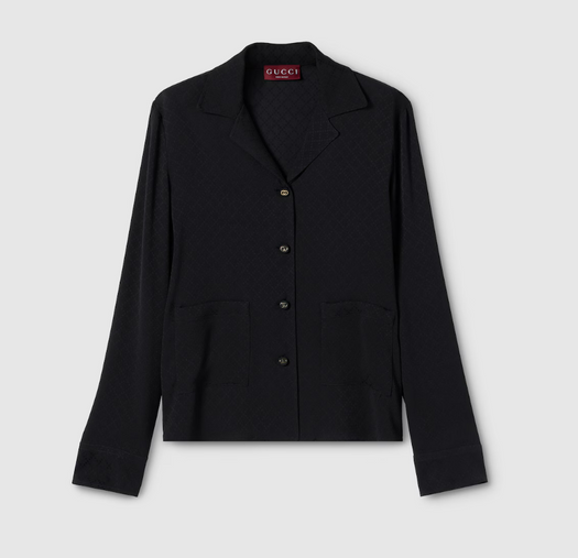 Silk jacquard shirt 847960 ZAT684294 GUCCI 