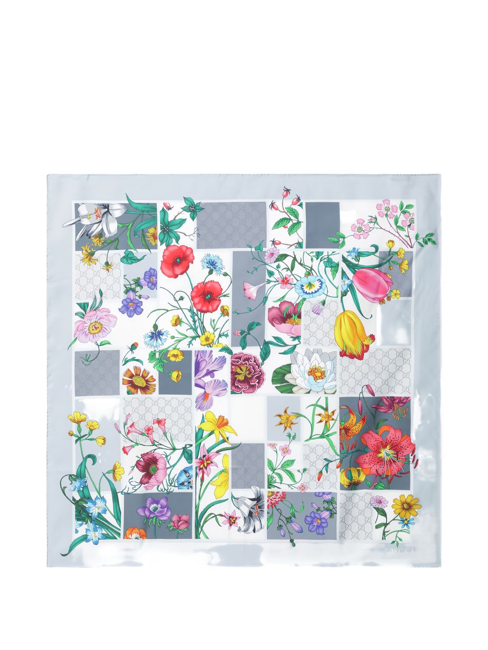 Printed silk twill carré 850107 3G0011963 GUCCI 