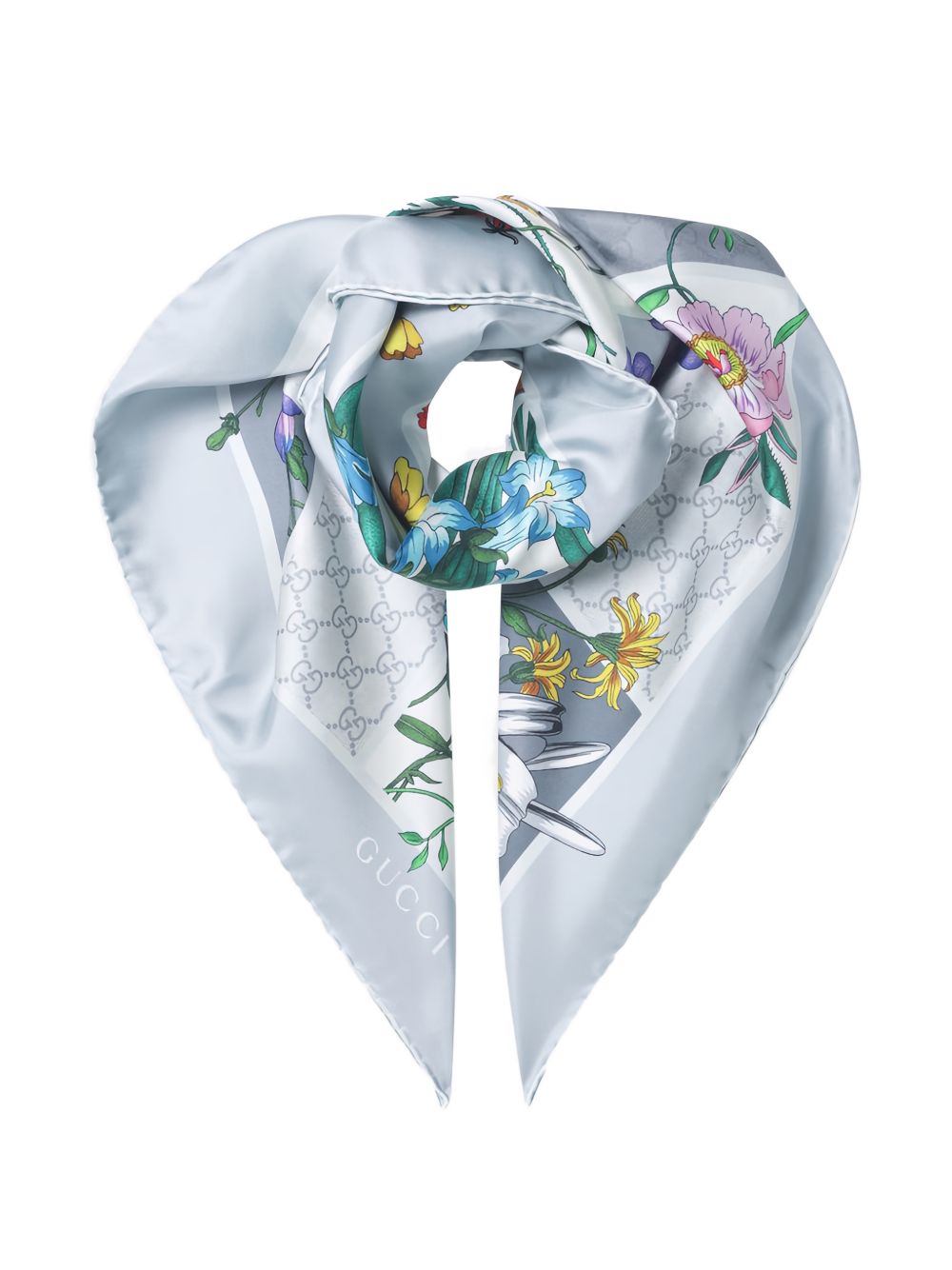 Printed silk twill carré 850107 3G0011963 GUCCI 