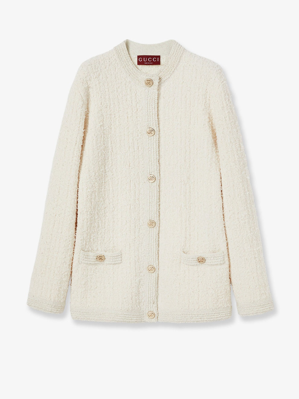 Wool and cotton blend cardigan 851946 XKFAR9943 GUCCI 