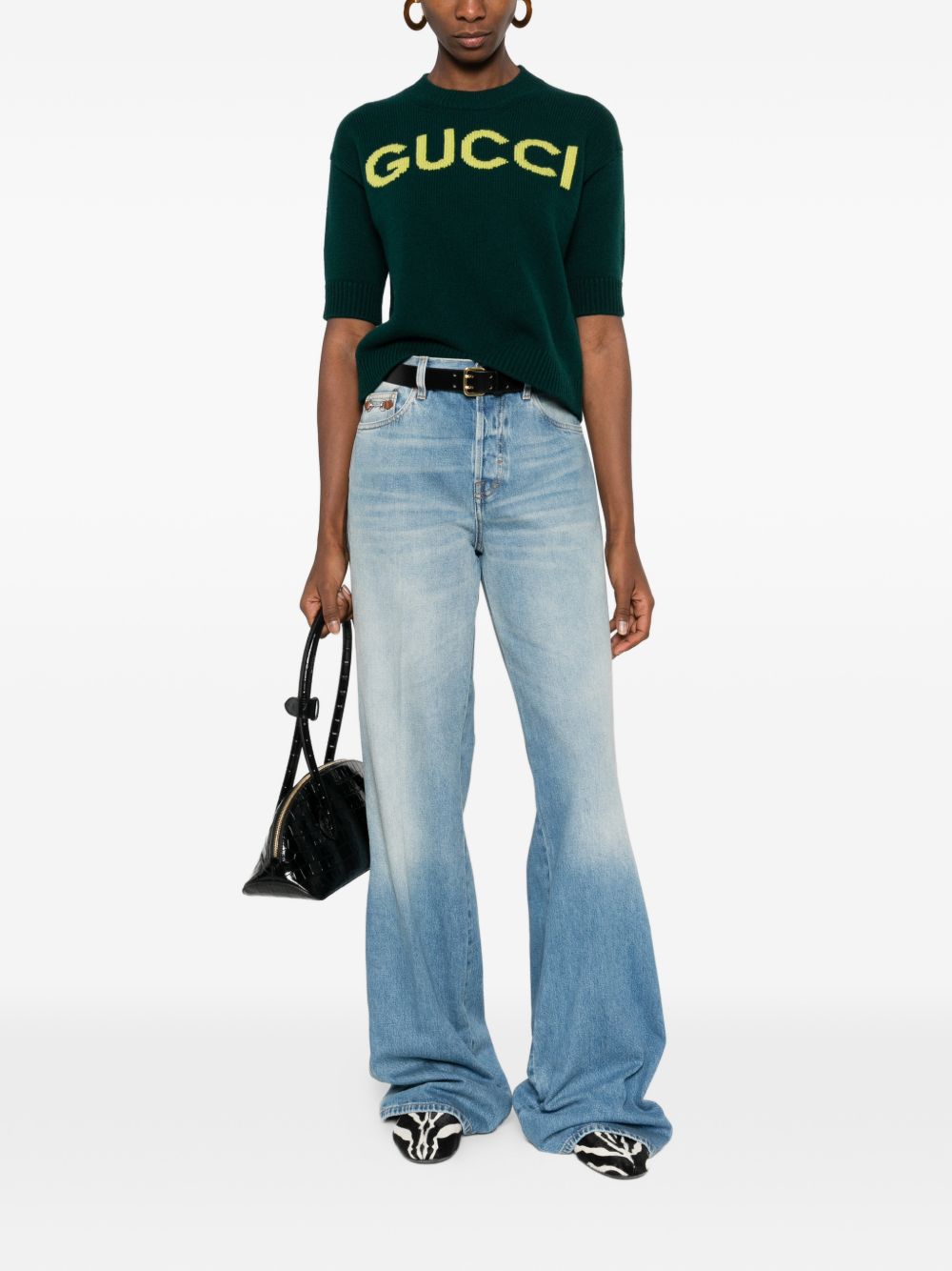 Horsebit flared jeans 852212 XDDDA4011 GUCCI 