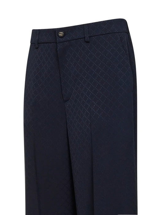 Silk jacquard trousers 852748 ZAT684294 GUCCI 