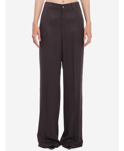 Horsebit silk jacquard pants 852748 ZAUDP2206 GUCCI 