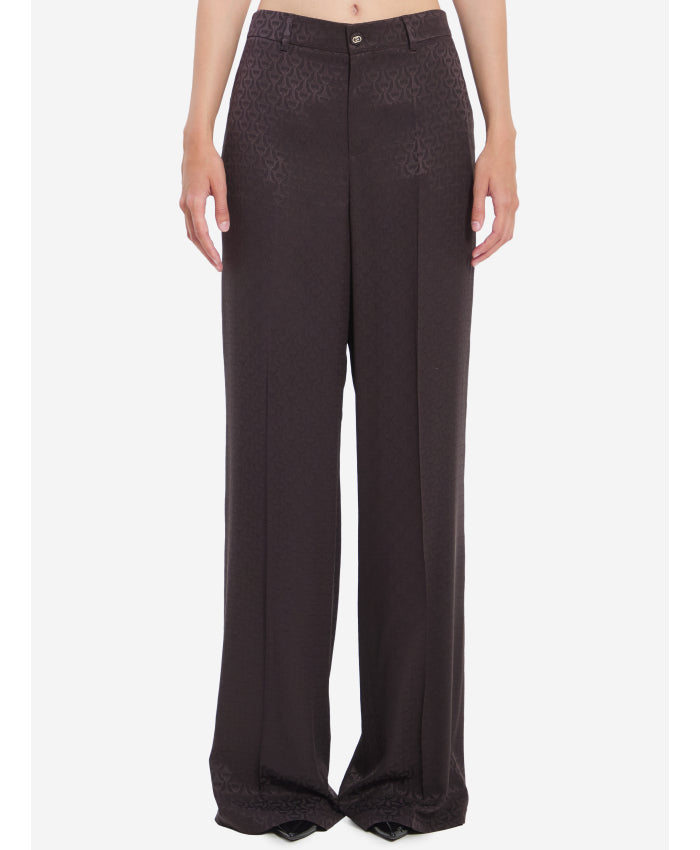 Horsebit silk jacquard pants 852748 ZAUDP2206 GUCCI 
