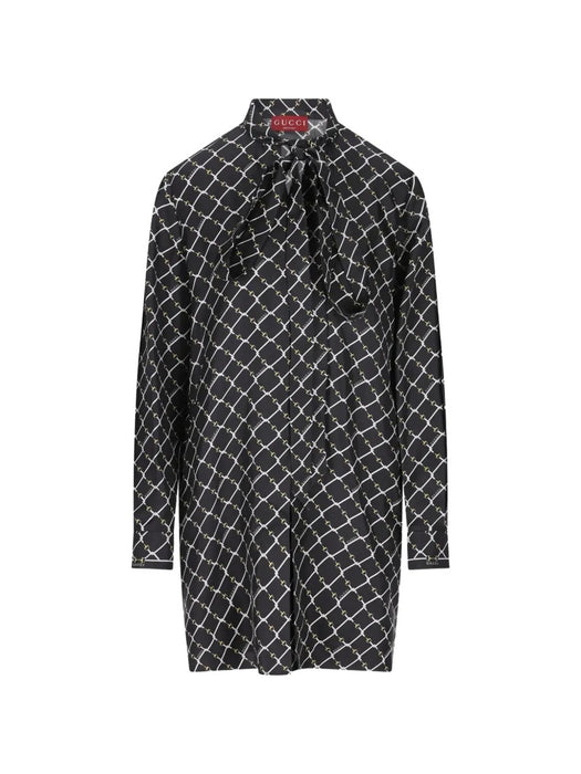 Printed mini dress 853056 ZAUM11173 GUCCI 