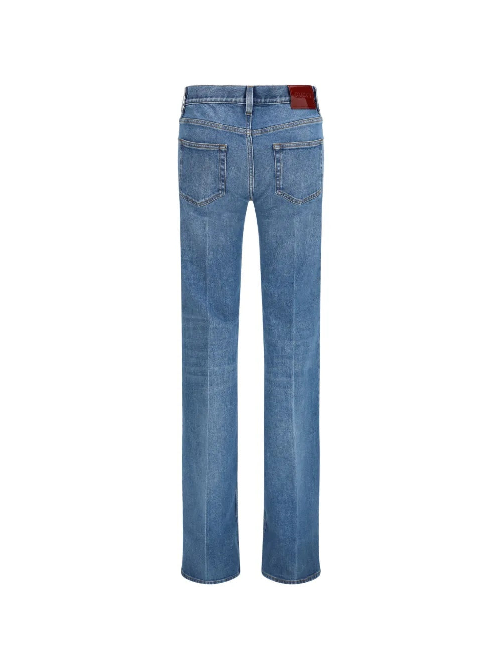 logo-patch flared trousers 855671 XDDFK4011 GUCCI 